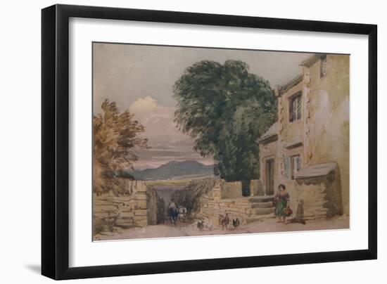 Black Jacks Cottage, Bettws-y-Coed, c1846-David Cox the elder-Framed Giclee Print