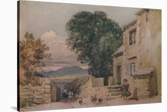 Black Jacks Cottage, Bettws-y-Coed, c1846-David Cox the elder-Stretched Canvas