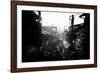 Black Japan Collection - Crowded Street-Philippe Hugonnard-Framed Photographic Print