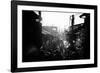 Black Japan Collection - Crowded Street-Philippe Hugonnard-Framed Photographic Print