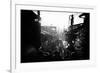 Black Japan Collection - Crowded Street-Philippe Hugonnard-Framed Photographic Print
