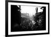 Black Japan Collection - Crowded Street-Philippe Hugonnard-Framed Photographic Print