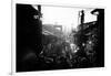 Black Japan Collection - Crowded Street-Philippe Hugonnard-Framed Photographic Print