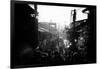 Black Japan Collection - Crowded Street-Philippe Hugonnard-Framed Photographic Print