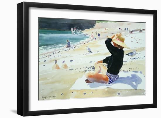 Black Jumper-Lucy Willis-Framed Premium Giclee Print