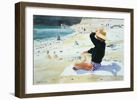 Black Jumper-Lucy Willis-Framed Giclee Print