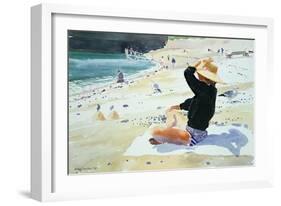Black Jumper-Lucy Willis-Framed Giclee Print