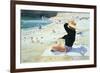 Black Jumper-Lucy Willis-Framed Giclee Print