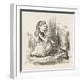 Black Kitten Alice Plays with the Kittens-John Tenniel-Framed Art Print