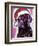 Black Lab Christmas-Dean Russo-Framed Giclee Print