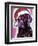 Black Lab Christmas-Dean Russo-Framed Giclee Print