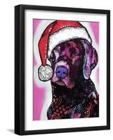 Black Lab Christmas-Dean Russo-Framed Giclee Print