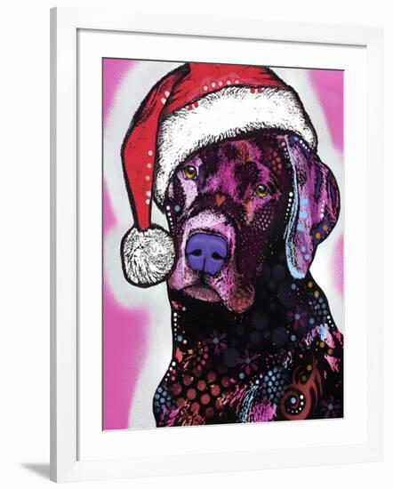 Black Lab Christmas-Dean Russo-Framed Giclee Print