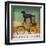 Black Lab on Bike Christmas-Ryan Fowler-Framed Art Print