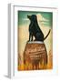 Black Lab Whiskey-Ryan Fowler-Framed Art Print