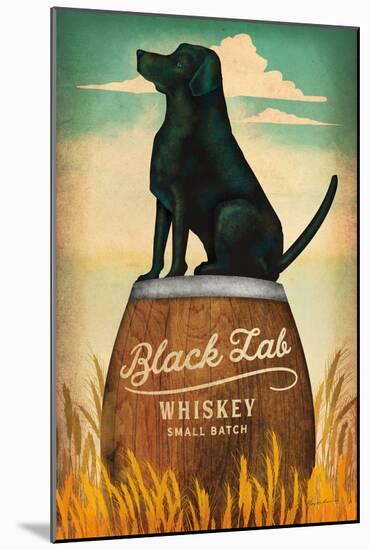 Black Lab Whiskey-Ryan Fowler-Mounted Art Print