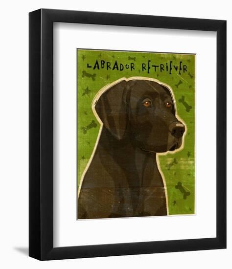 Black Lab-John Golden-Framed Giclee Print