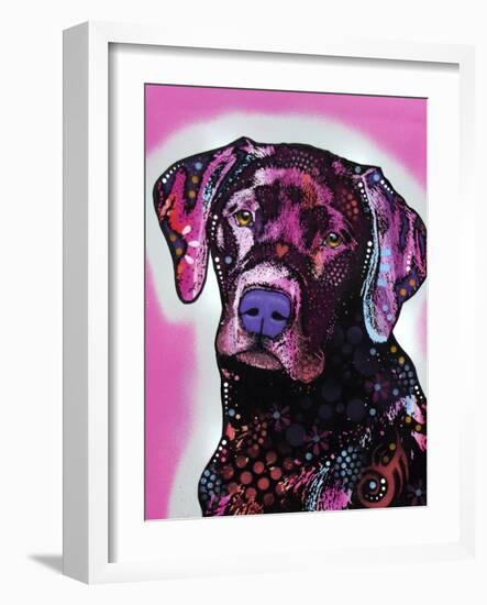 Black Lab-Dean Russo-Framed Giclee Print