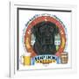 Black Labrador Beer Label-Tomoyo Pitcher-Framed Giclee Print