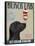 Black Labrador Ice Cream-Fab Funky-Framed Stretched Canvas