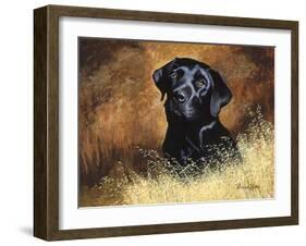 Black Labrador-Richard Britton-Framed Premium Giclee Print