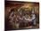 Black Last Supper-Bev Lopez-Mounted Art Print