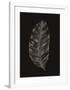 Black Leaf-Design Fabrikken-Framed Art Print