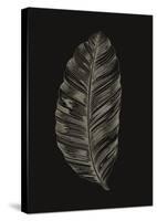 Black Leaf-Design Fabrikken-Stretched Canvas