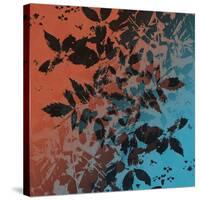Black Leaves-Ruth Palmer-Stretched Canvas