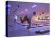 Black Light Bowling-null-Stretched Canvas