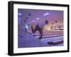 Black Light Bowling-null-Framed Premium Photographic Print