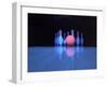 Black Light Bowling-null-Framed Photographic Print