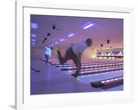 Black Light Bowling-null-Framed Photographic Print