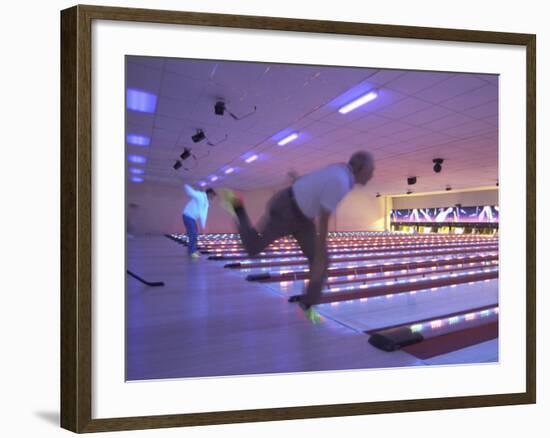 Black Light Bowling-null-Framed Photographic Print