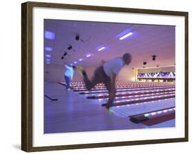 Black Light Bowling-null-Framed Photographic Print