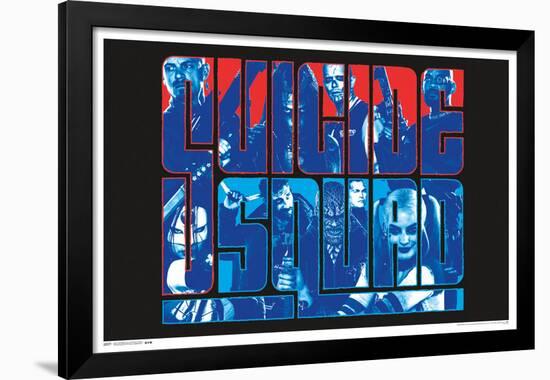 Black Light - Suicide Squad Group-null-Framed Poster
