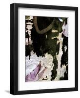 Black Lilac Layers-Jenny Kraft-Framed Art Print