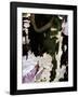 Black Lilac Layers-Jenny Kraft-Framed Art Print