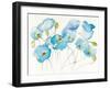 Black Line Poppies III Watercolor-Shirley Novak-Framed Art Print