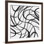 Black Lines, c.2006-Ernesto Riga-Framed Serigraph