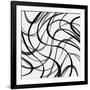 Black Lines, c.2006-Ernesto Riga-Framed Serigraph