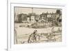 Black Lion Wharf, from 'A Series of Sixteen Etchings of Scenes on the Thames', 1859-James Abbott McNeill Whistler-Framed Giclee Print