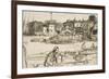 Black Lion Wharf, from 'A Series of Sixteen Etchings of Scenes on the Thames', 1859-James Abbott McNeill Whistler-Framed Giclee Print