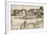 Black Lion Wharf, from 'A Series of Sixteen Etchings of Scenes on the Thames', 1859-James Abbott McNeill Whistler-Framed Giclee Print