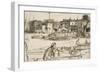 Black Lion Wharf, from 'A Series of Sixteen Etchings of Scenes on the Thames', 1859-James Abbott McNeill Whistler-Framed Giclee Print