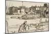Black Lion Wharf, from 'A Series of Sixteen Etchings of Scenes on the Thames', 1859-James Abbott McNeill Whistler-Mounted Giclee Print