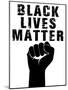 Black Lives Matter 2-Marcus Prime-Mounted Art Print