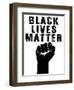 Black Lives Matter 2-Marcus Prime-Framed Art Print