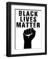 Black Lives Matter 2-Marcus Prime-Framed Art Print