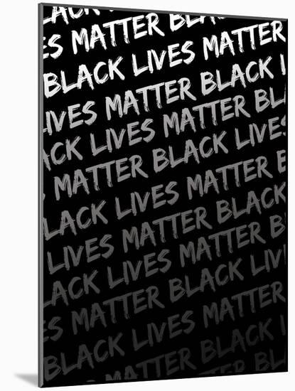 Black Lives Matter 9-Victoria Brown-Mounted Art Print